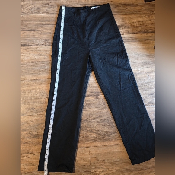 Reformation Midnight Wide Leg Trousers - Picture 4 of 8